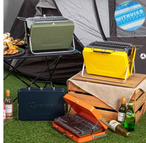 [psyche] Folder Grill SK-01 (khaki, navy, orange, yellow)