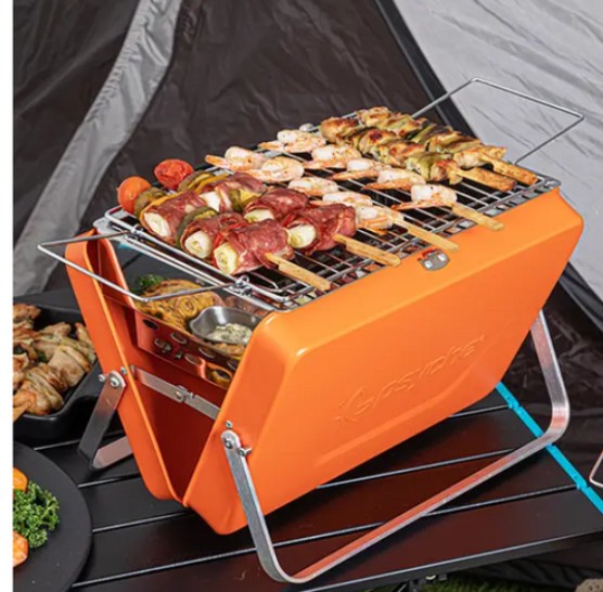 [psyche] Folder Grill SK-01 (khaki, navy, orange, yellow)