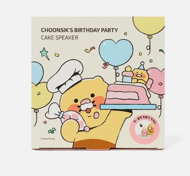 [KAKAO FRIENDS] Chunshik's Birthday Party Cake Bluetooth Speaker