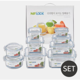 [NFLock] Tritan Sealed Container 9P Mixed VIP Set