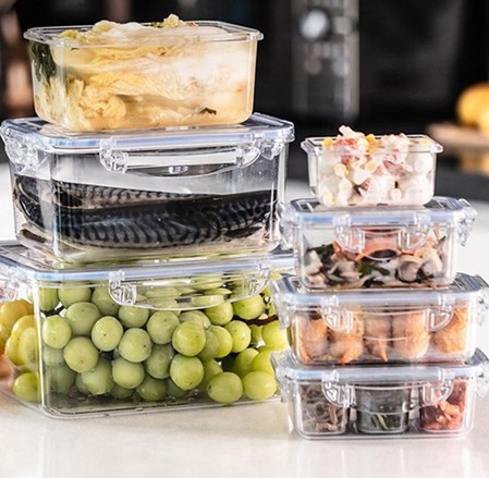 [NFLock] Tritan Sealed Container Square 5P Set