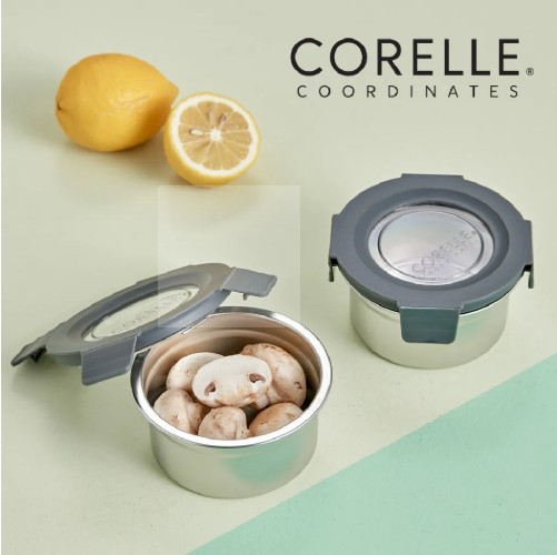 [Corelle] Coordinates stainless steel sealed container (2 types)