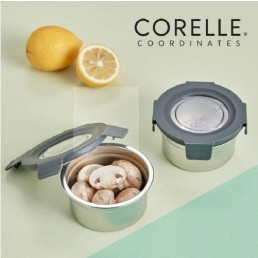 [Corelle] Coordinates stainless steel sealed container (2 types)