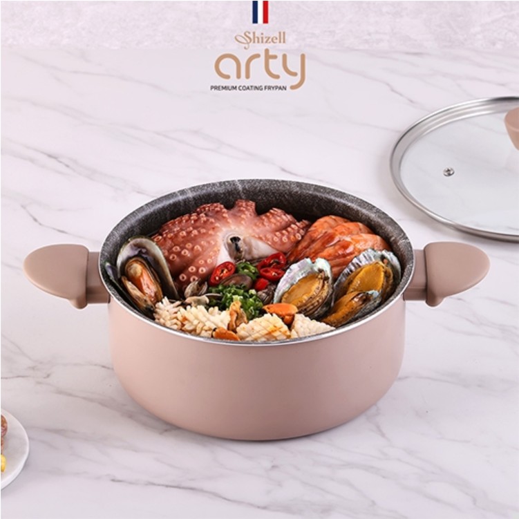 [shizell] Arty pattern IH rice cooker 24cm