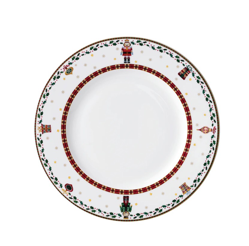 [Hankook Chinaware] Christmas Nutcracker 10 Plates 1p