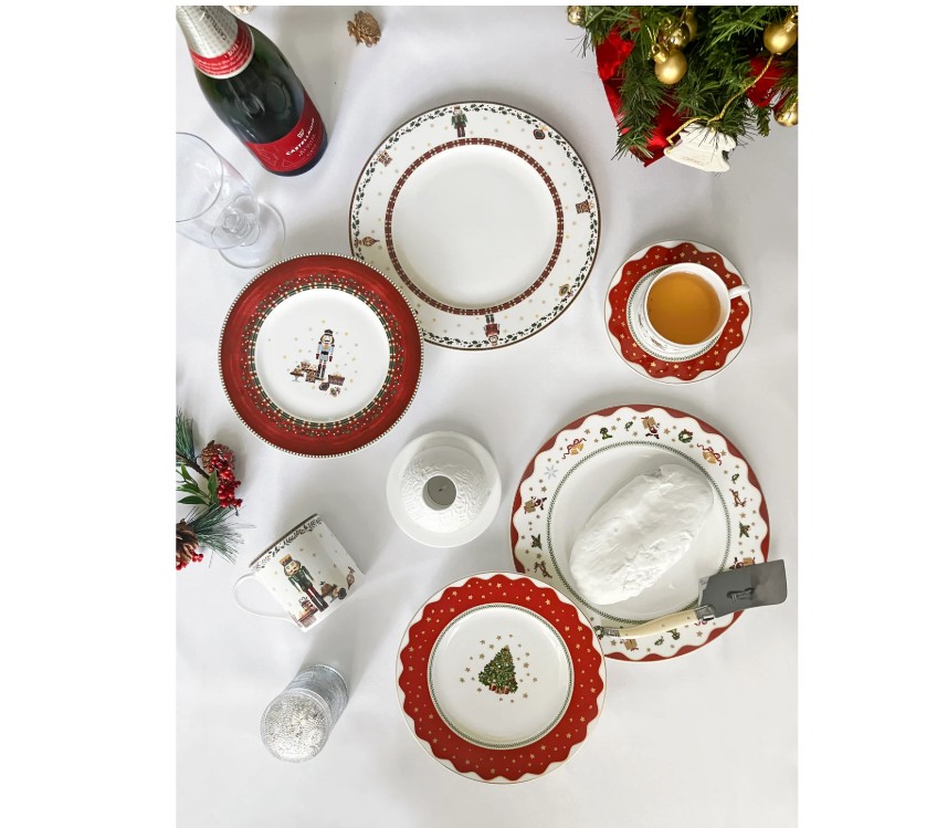 [Hankook Chinaware] Christmas Nutcracker 10 Plates 1p
