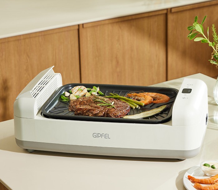 [Gipfel] 4th generation wide air curtain smokeless grill