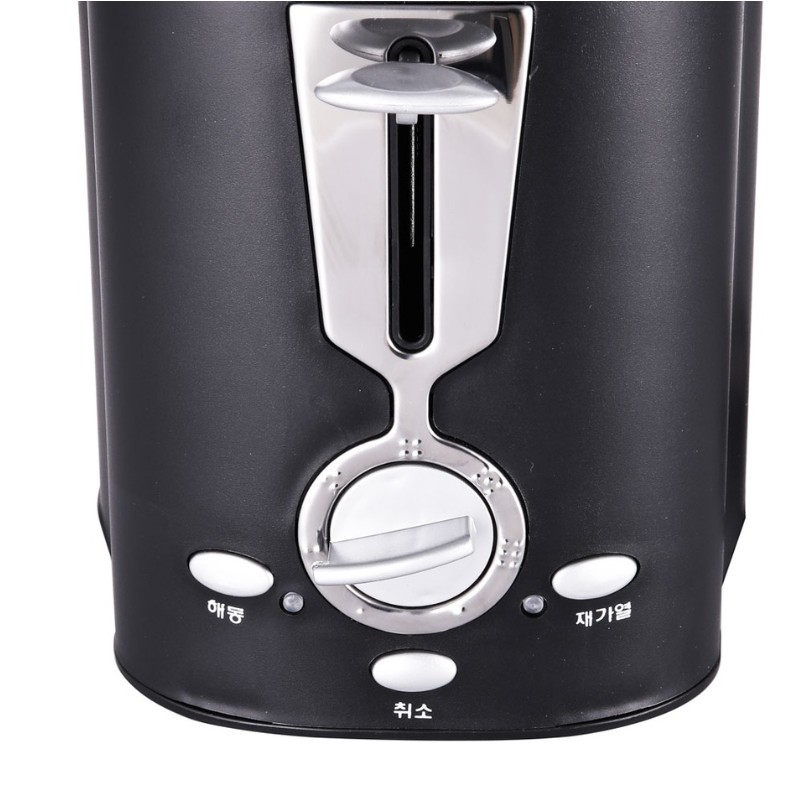 Kitchen Flower Milano Black Toaster