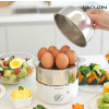 [LACUZIN] Full stainless steel egg steamer