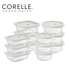 [CORELLE] Coordinator Silicone Glass Sealed Container_Mixed 2,9,12 Types