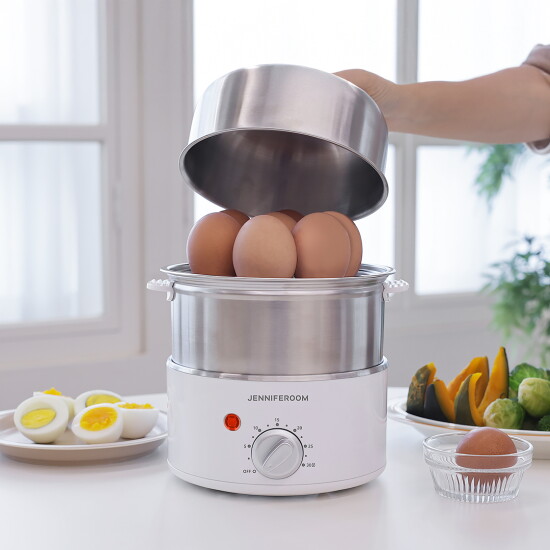 [Jenniferoom] Stainless steel 2-stage egg boiler