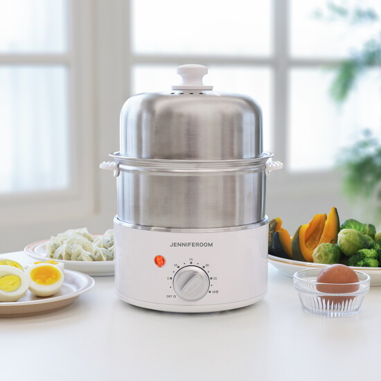 [Jenniferoom] Stainless steel 2-stage egg boiler