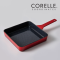 [CORELLE] Coordinator Ashley Cast Iron Square Frying Pan 22cm_Red