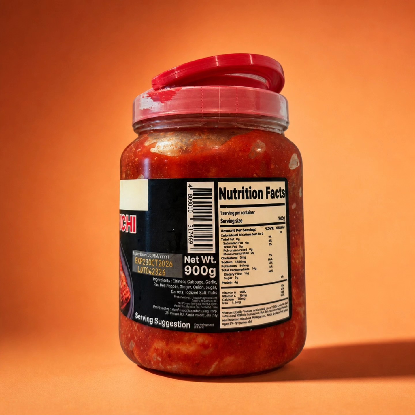 Authentic Nongbuga Kimchi 900g