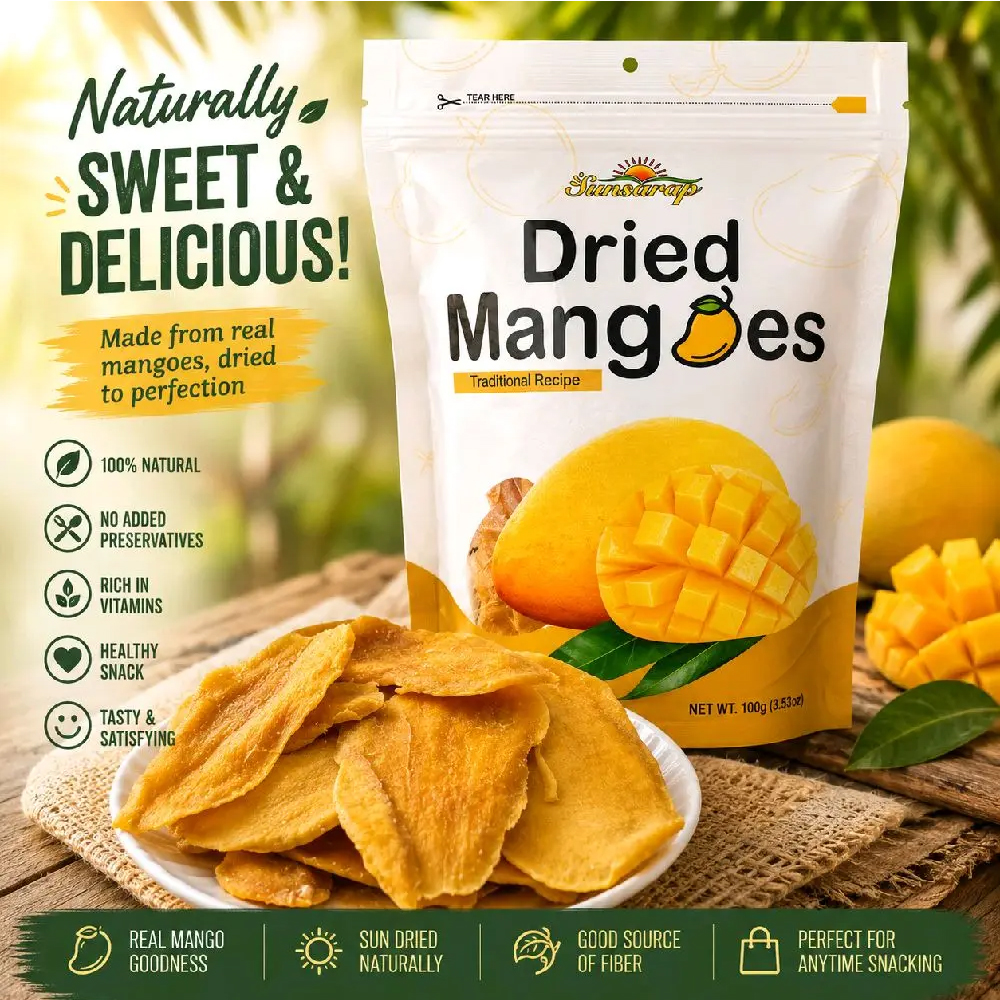 Sunsarap Dried Mangoes 100g