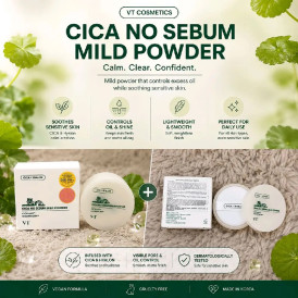VT Cosmetics Cica No Sebum Mild Powder - Calm Clear