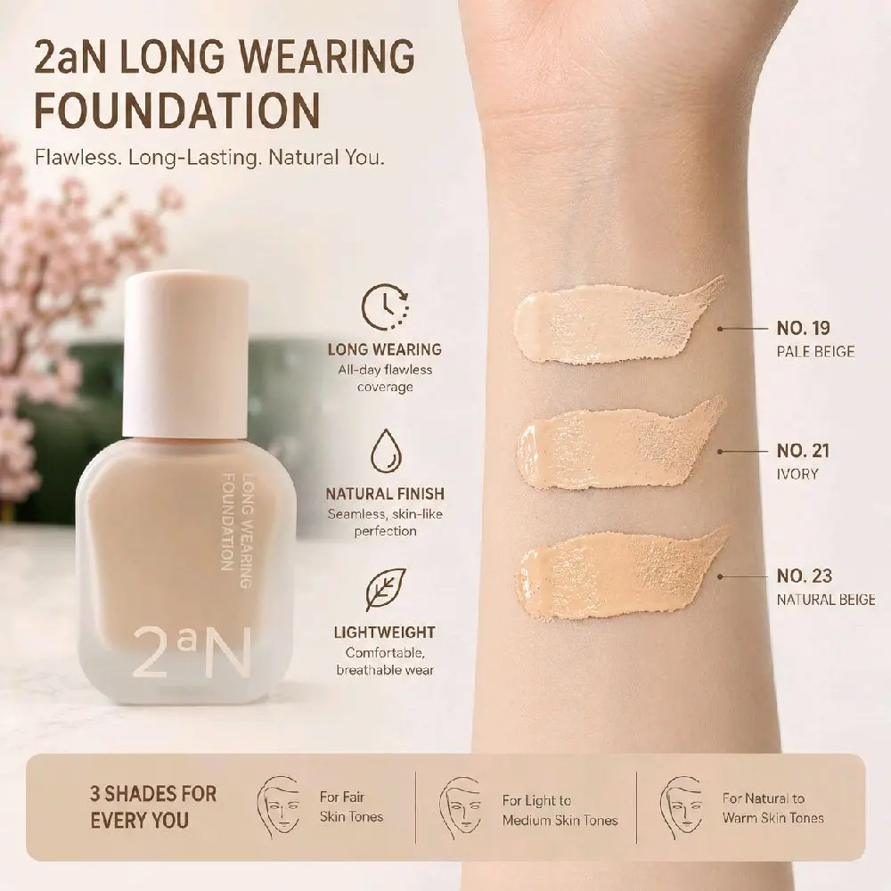 2aN Flawless Natural All Day Long Foundation