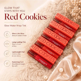 Red Cookies Glow Water Wrap Tint 5 Colors